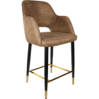 Sorbet Counter Stool - Black Metal 650h Legs