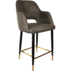 Sorbet Counter Stool - Black Metal 650h Legs