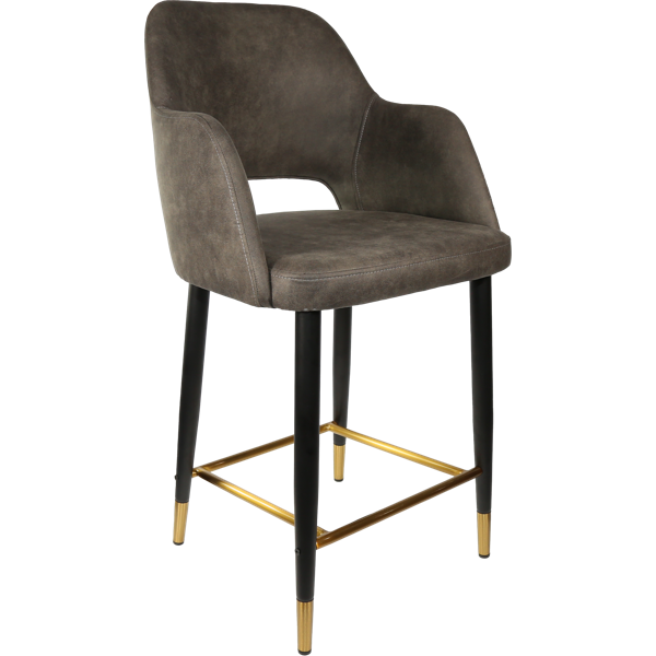 Sorbet Counter Stool - Black Metal 650h Legs