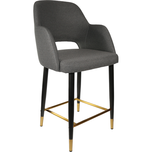 Sorbet Counter Stool - Black Metal 650h Legs