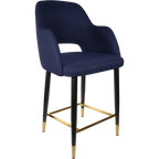 Sorbet Counter Stool - Black Metal 650h Legs