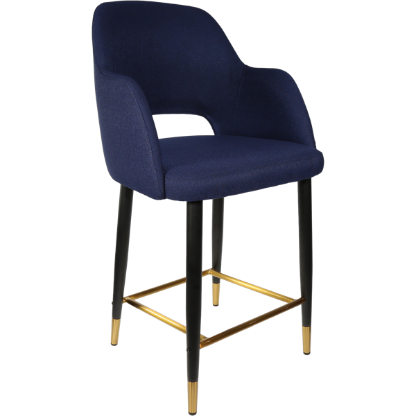 Sorbet Counter Stool - Black Metal 650h Legs