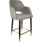 Sorbet Counter Stool - Black Metal 650h Legs