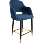 Sorbet Counter Stool - Black Metal 650h Legs