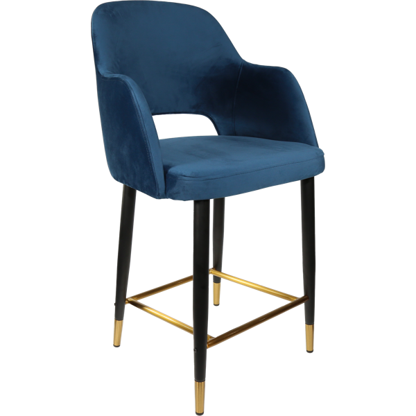 Sorbet Counter Stool - Black Metal 650h Legs