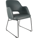 Sorbet Chair with Black Sled Base