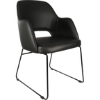 Sorbet Chair with Black Sled Base