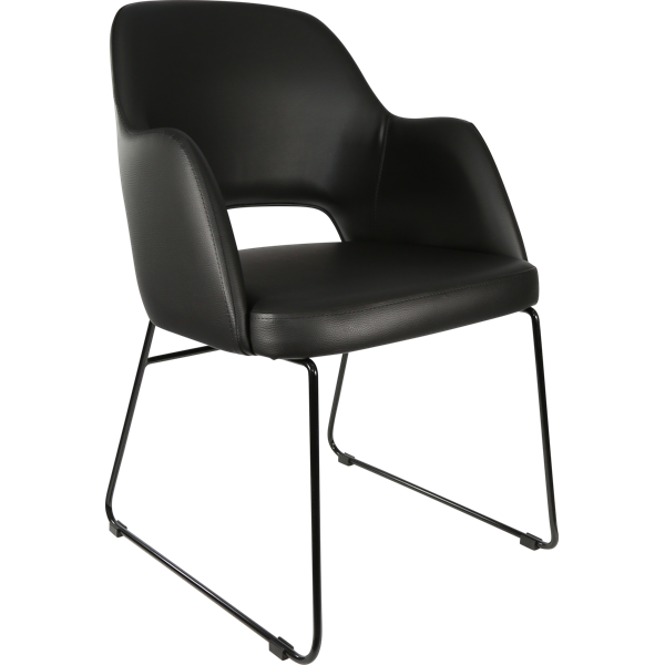 Sorbet Chair with Black Sled Base
