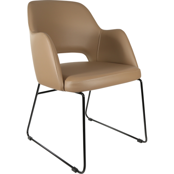Sorbet Chair with Black Sled Base
