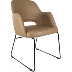 Sorbet Chair with Black Sled Base