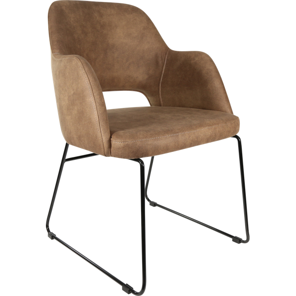 Sorbet Chair with Black Sled Base