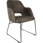 Sorbet Chair with Black Sled Base