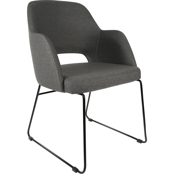 Sorbet Chair with Black Sled Base