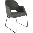 Sorbet Chair with Black Sled Base