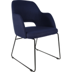 Sorbet Chair with Black Sled Base
