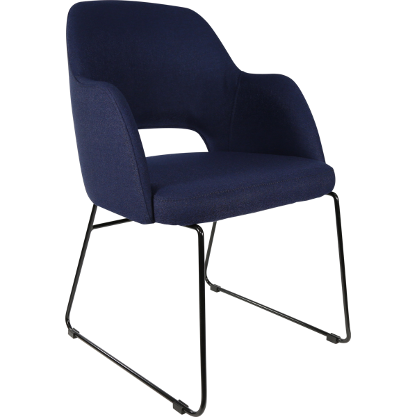 Sorbet Chair with Black Sled Base