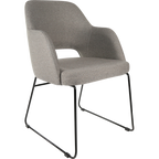 Sorbet Chair with Black Sled Base