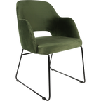 Sorbet Chair with Black Sled Base