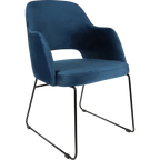 Sorbet Chair with Black Sled Base
