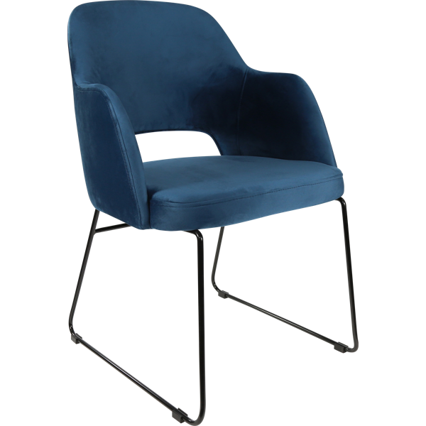 Sorbet Chair with Black Sled Base