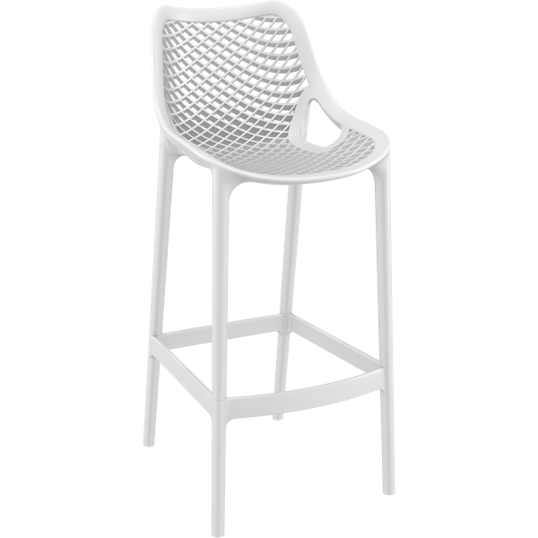Air Bar Stool 75cm (Dry Bar Height) (Dry Bar Height) - White