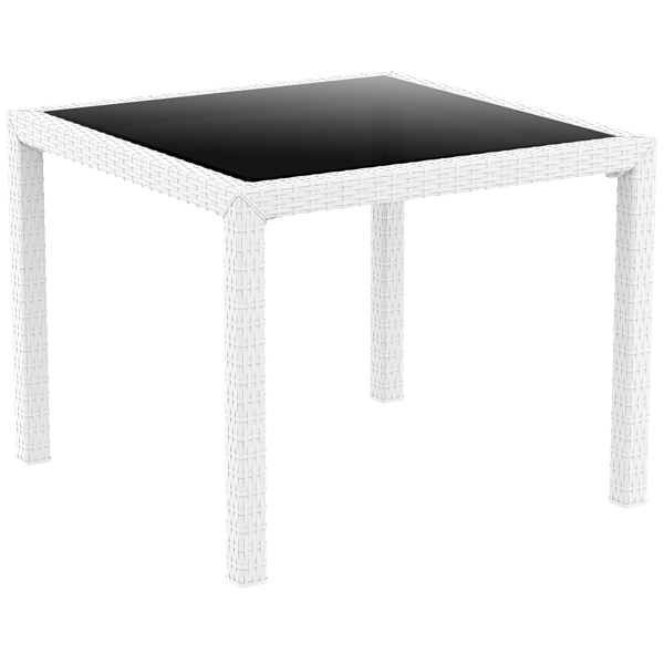 Bali Table 940 x 940 - White