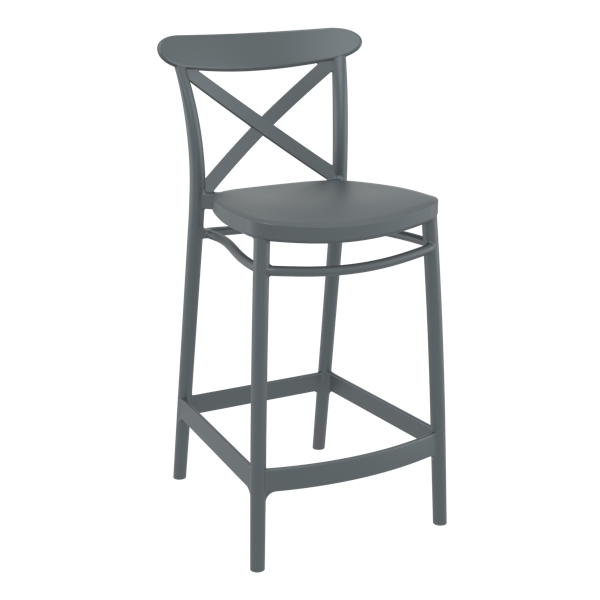 Cross Bar Stool 65cm (Counter Height)