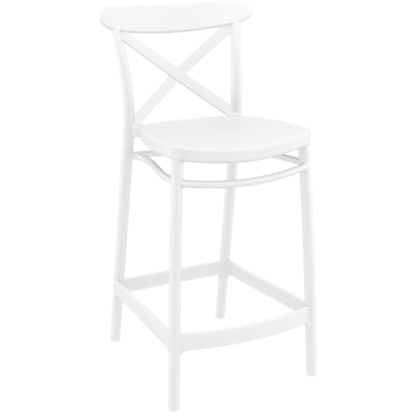 Cross Bar Stool 65cm (Counter Height)