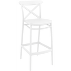 Cross Bar Stool 75cm (Dry Bar Height) - Anthracite