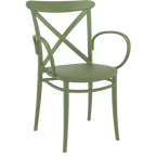 Cross XL Arm Chair - White