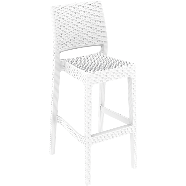 Jamaica Bar Stool - White
