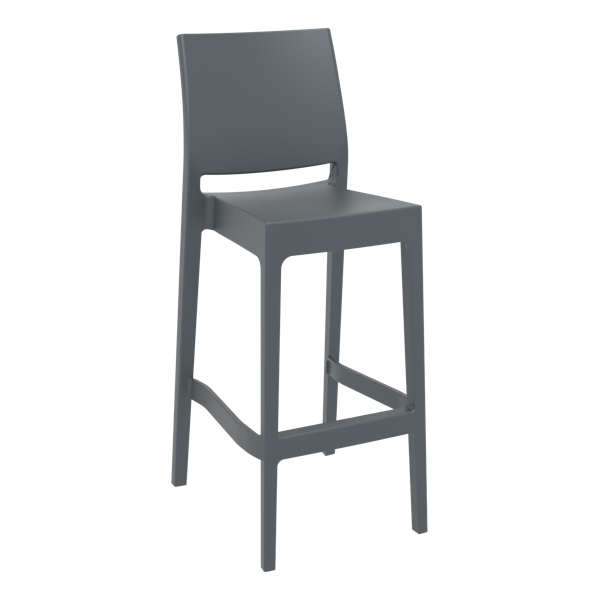 Maya Bar Stool 75cm (Dry Bar Height) (Dry Bar Height) - White