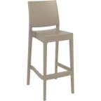Maya Bar Stool 75cm (Dry Bar Height) (Dry Bar Height) - White