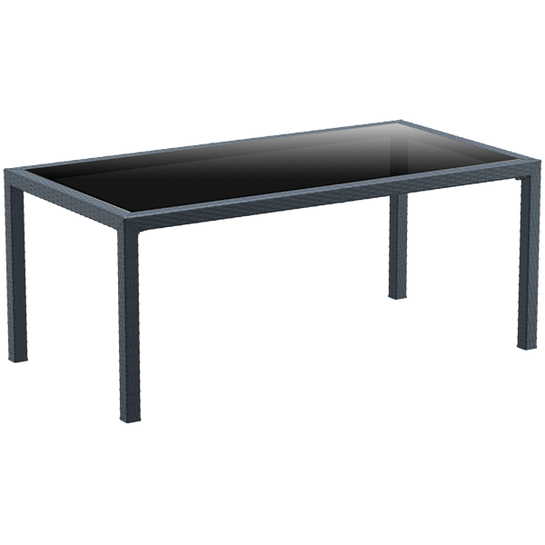Tahiti Table 1800 x 940 - Chocolate