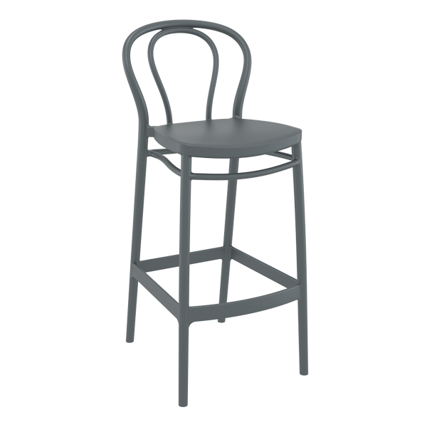 Victor Bar Stool 75cm (Dry Bar Height) - White