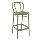 Victor Bar Stool 75cm (Dry Bar Height) - White