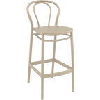 Victor Bar Stool 75cm (Dry Bar Height) - White