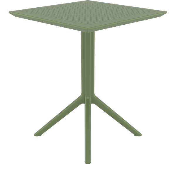 Sky Folding Table 60 Square - White