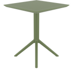 Sky Folding Table 60 Square - White