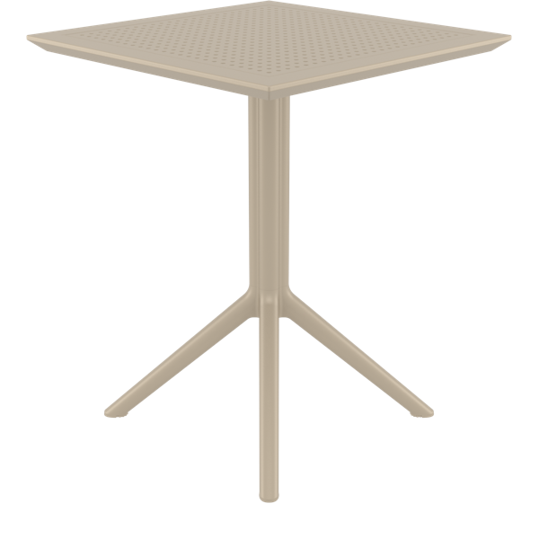 Sky Folding Table 60 Square - White