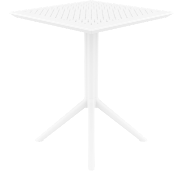 Sky Folding Table 60 Square - White