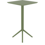 Sky Folding BAR Table 60 Square - White