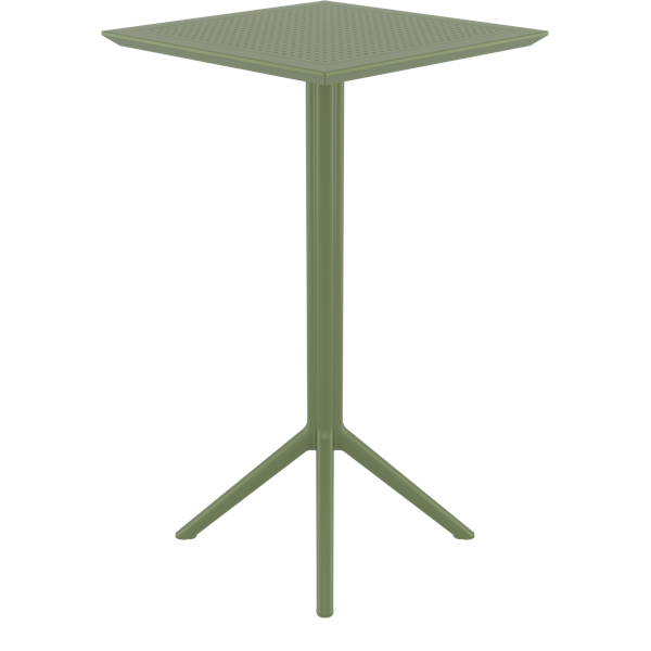 Sky Folding BAR Table 60 Square - White