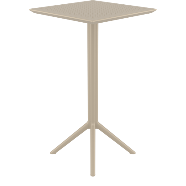 Sky Folding BAR Table 60 Square - White