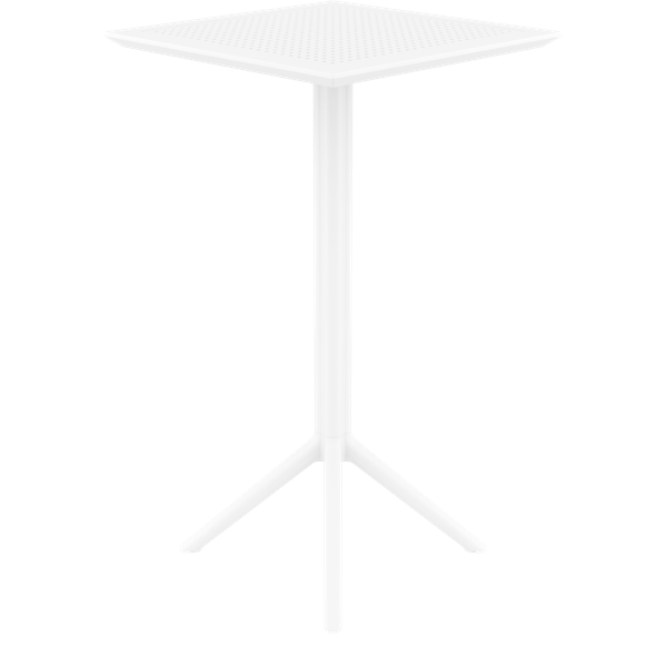 Sky Folding BAR Table 60 Square - White