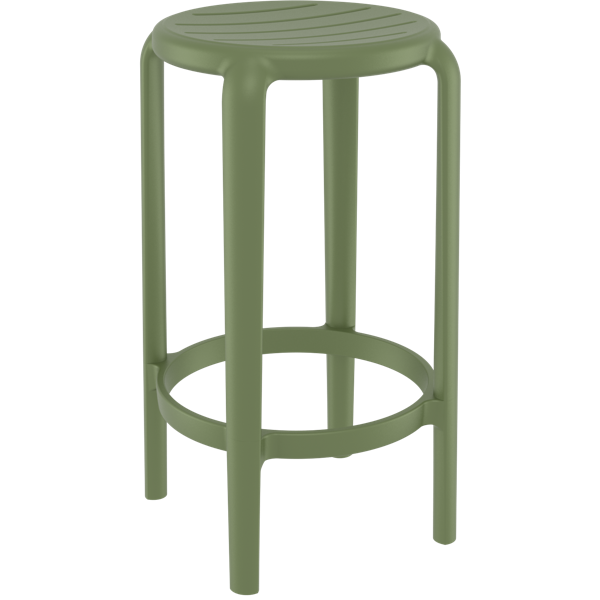 Tom Bar 65cm (Counter Height) Olive Green