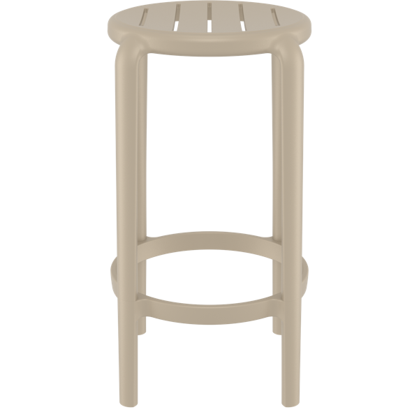 Tom Bar 65cm (Counter Height) Taupe