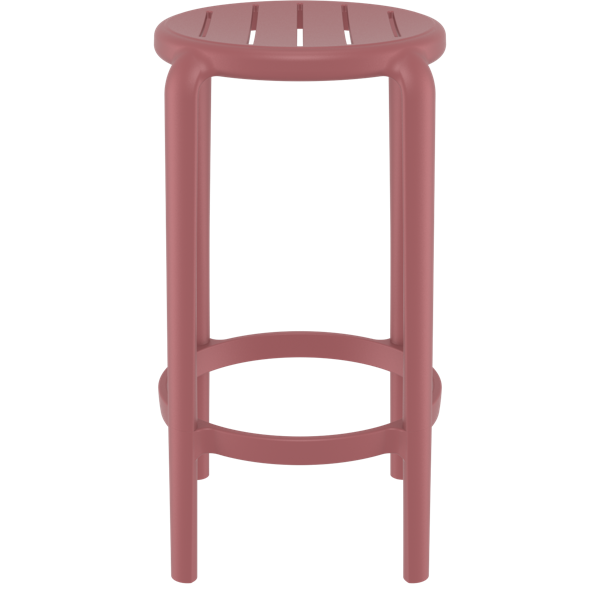 Tom Bar 65cm (Counter Height) Marsala
