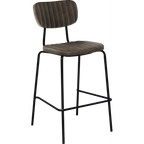 Tiramisu Barstool - Brass Frame / Oak Ply