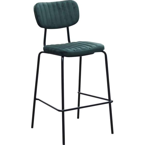 Tiramisu Barstool - Brass Frame / Oak Ply